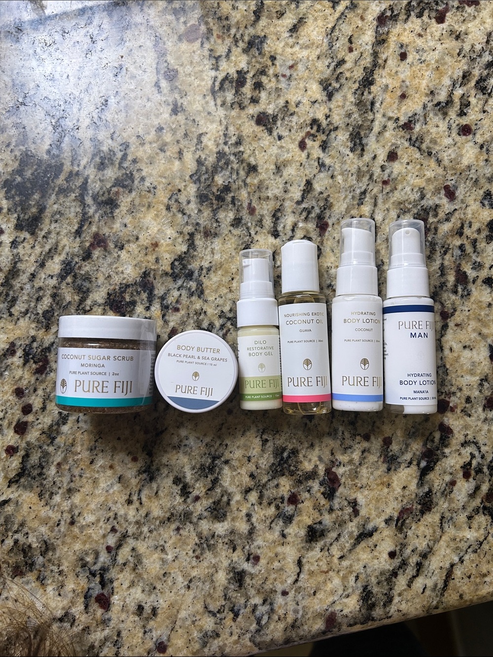 Hydrating Body & Skin Care Set - White and Green